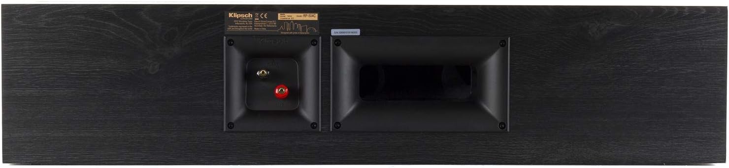 Klipsch RP-504C Center Channel Speaker (Ebony) (Renewed)