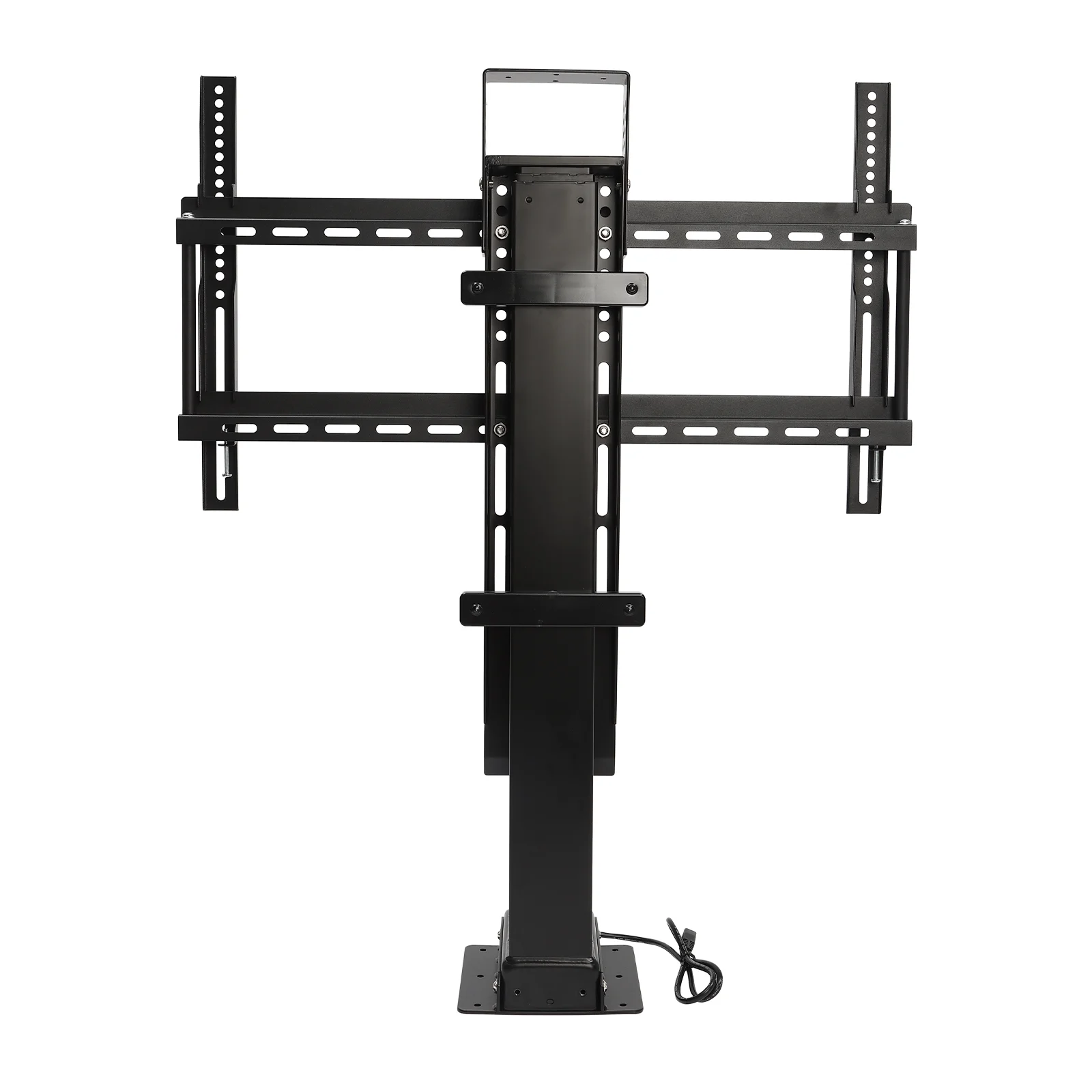 Aiqidi Swivel Motorized TV Lift 3.28Ft Stroke Motorized TV Mount w/Remote, Height Adjustable 32-70in, Load 176.4lb, Swivel L/R 45°
