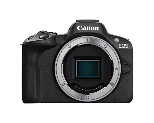 Canon EOS R50 Mirrorless Vlogging Camera (Body Only/Black) (Renewed)