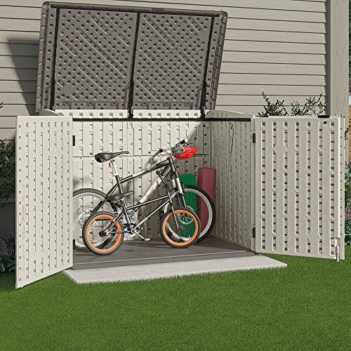 Suncast Bms4700 The Stow-Away Horizontal Storage Shed, 70-cubic Feet