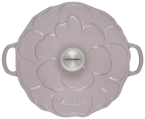 Le Creuset Signature Enameled Cast Iron Petal Braiser, 2.25qt., Coastal Blue