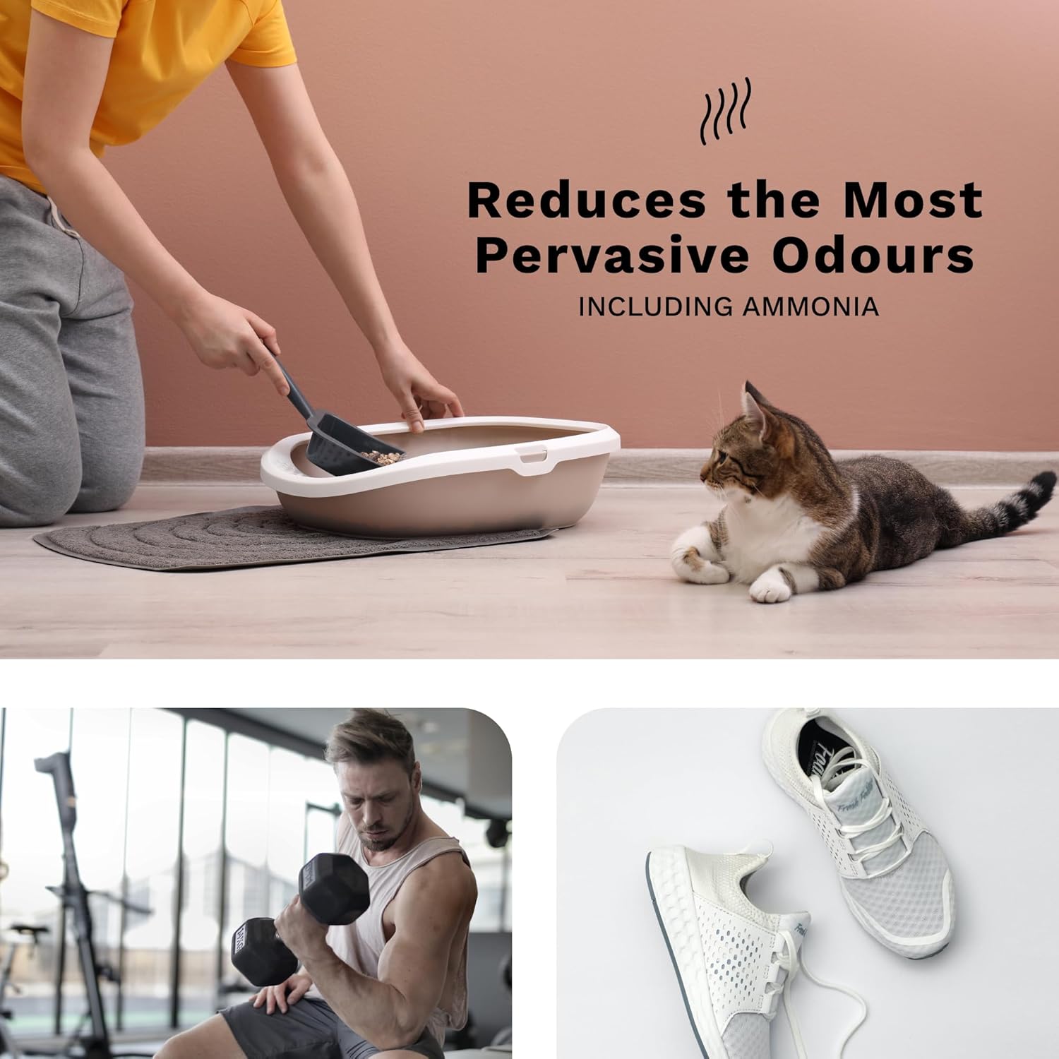 Mini Water Air Purifier for Home & Hypochlorous Acid Generator Combo, Cleaning Supplies & Disinfectant HOCL Generator, Air Purifier Odor Eliminator Smoke Pets Mildew for Home Large Room