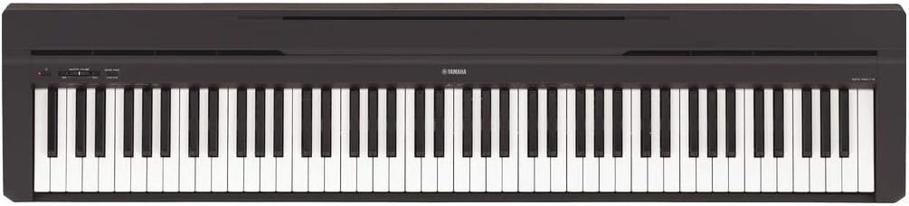 Yamaha P-45 Compact 88-Key Portable Digital Piano + Keyboard Stand + Keyboard Bench + Keyboard Pedal + Studio Monitor Headphones