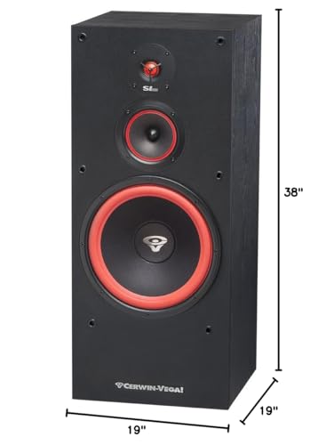 Cerwin Vega SL-15 15" 3-Way Floor Speaker - 15" woofer, 5 1/4" Mid Driver, 1" Soft Dome Tweeter. Bigger cabinet delivers bigger bass.3-Way Floor Tower Speaker