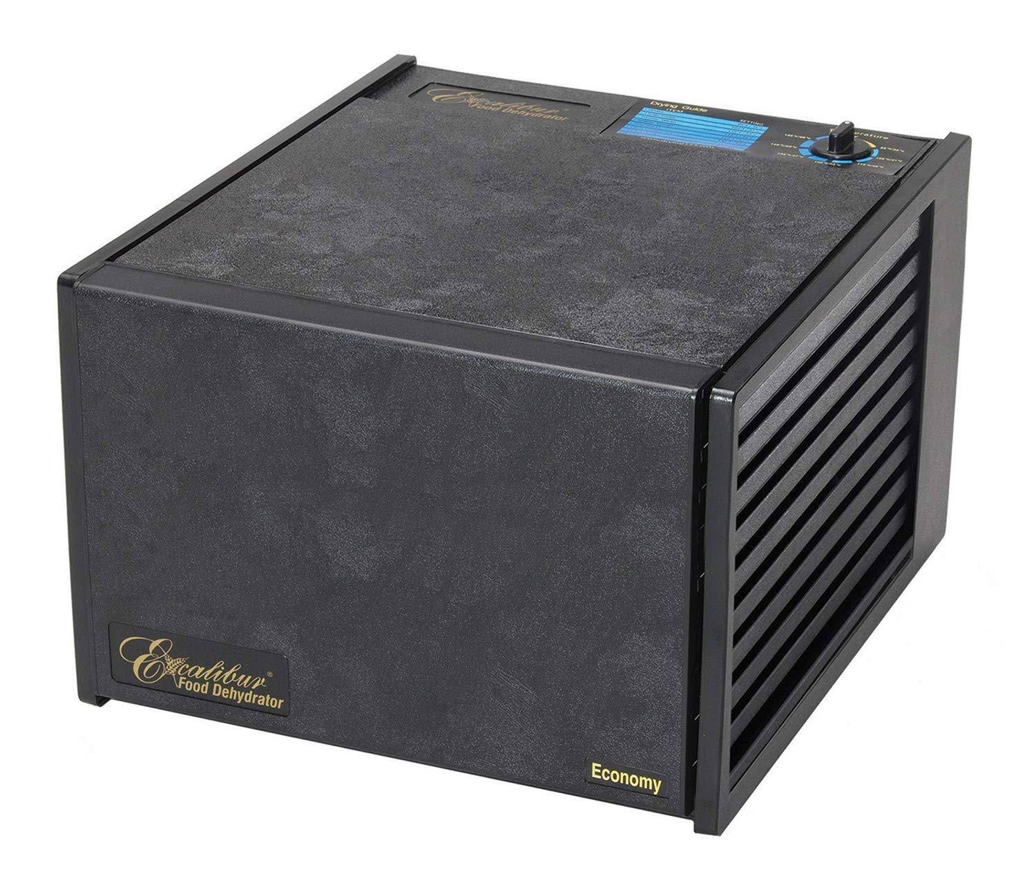 Excalibur 2900ECB 9-Tray Food Dehydrator with Adjustable Thermostat for Temperature Control Patented Technology for Faster and E
