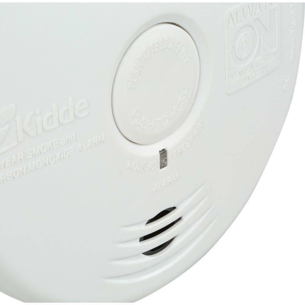 Kidde 10 Year Worry-Free Sealed Battery Combination Smoke and Carbon Monoxide Detector with Voice Alarm (2-Pack)