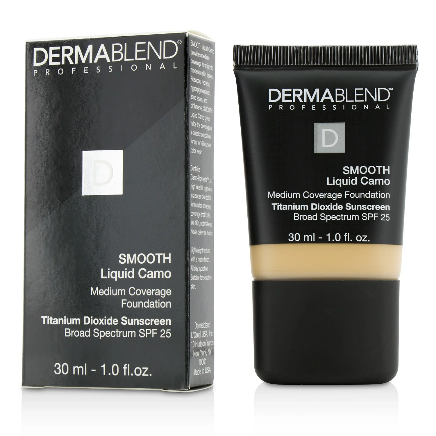 Dermablend Smooth Liquid Camo Foundation SPF 25 (Medium Coverage) - Bisque (30W)  30ml/1oz