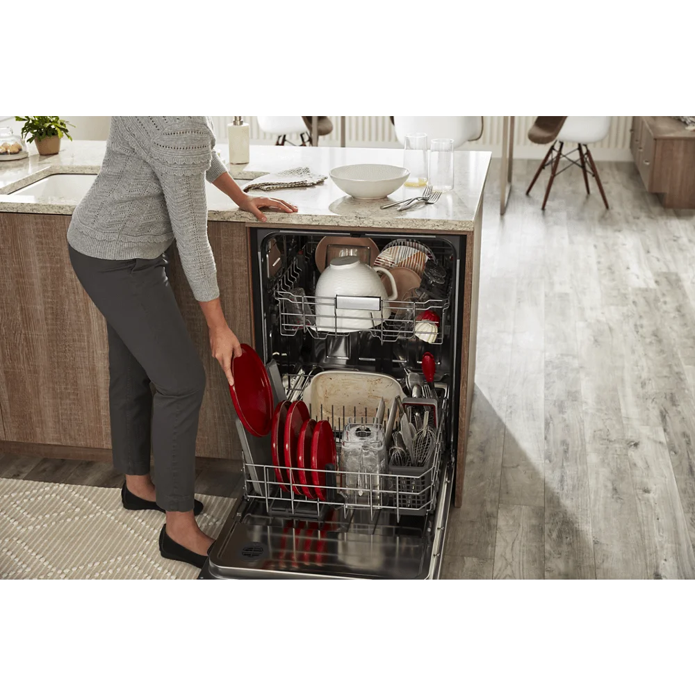 Kitchenaid 47 dBA Two Rack Dishwasher in PrintShield(TM) Finish with ProWash(TM) Cycle Stainless Steel - KDFE104KPS