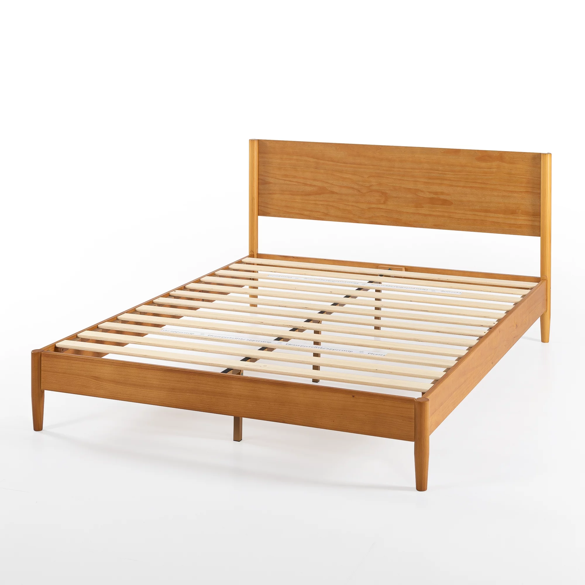 Zinus Allen 35" Mid Century Wood Platform Bed Frame, Full