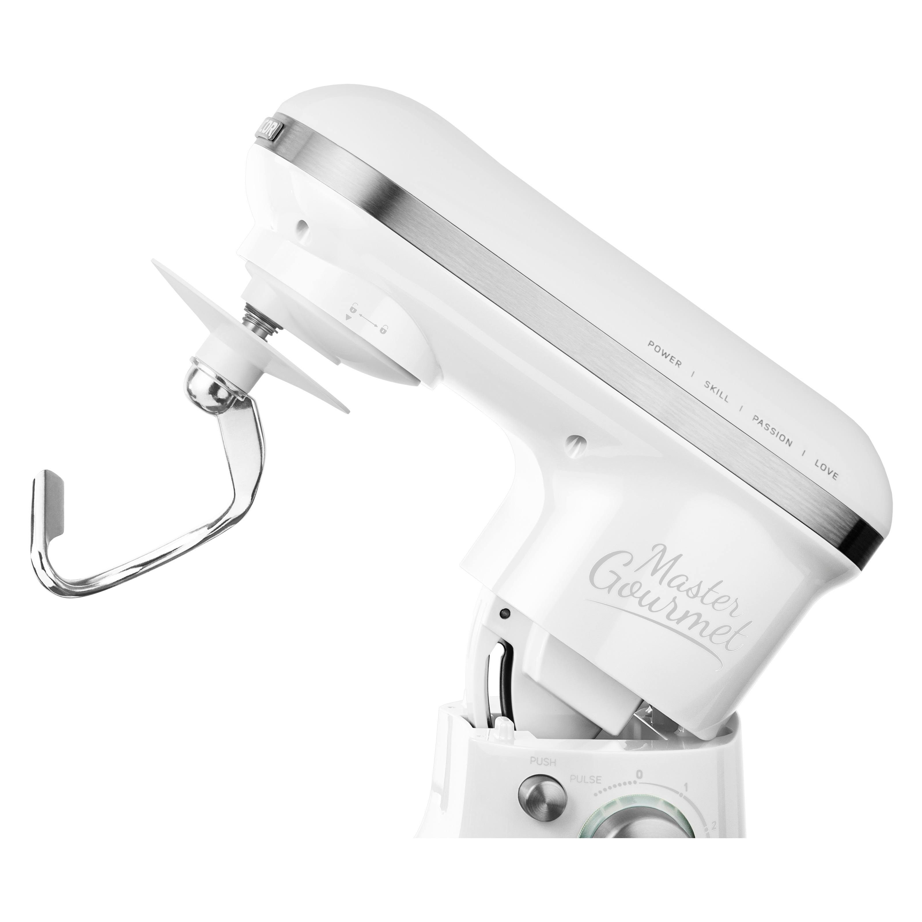 Sencor Stand Mixer with Pouring Shield - Red