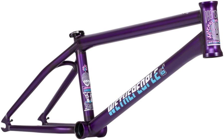 We The People Doomsayer BMX Frame - 20.5x22 TT Matt Translucent Purple