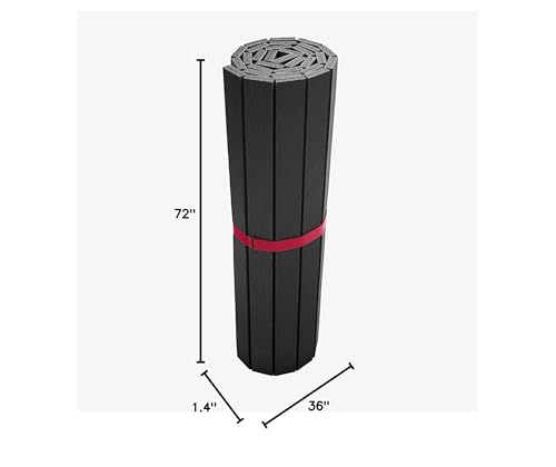 IncStores 1.4 Inch Thick Roll Out Wrestling Mat | Foam and Vinyl Mat for Practicing Wrestling Technique in Your Basement, Garage, or School Facility
