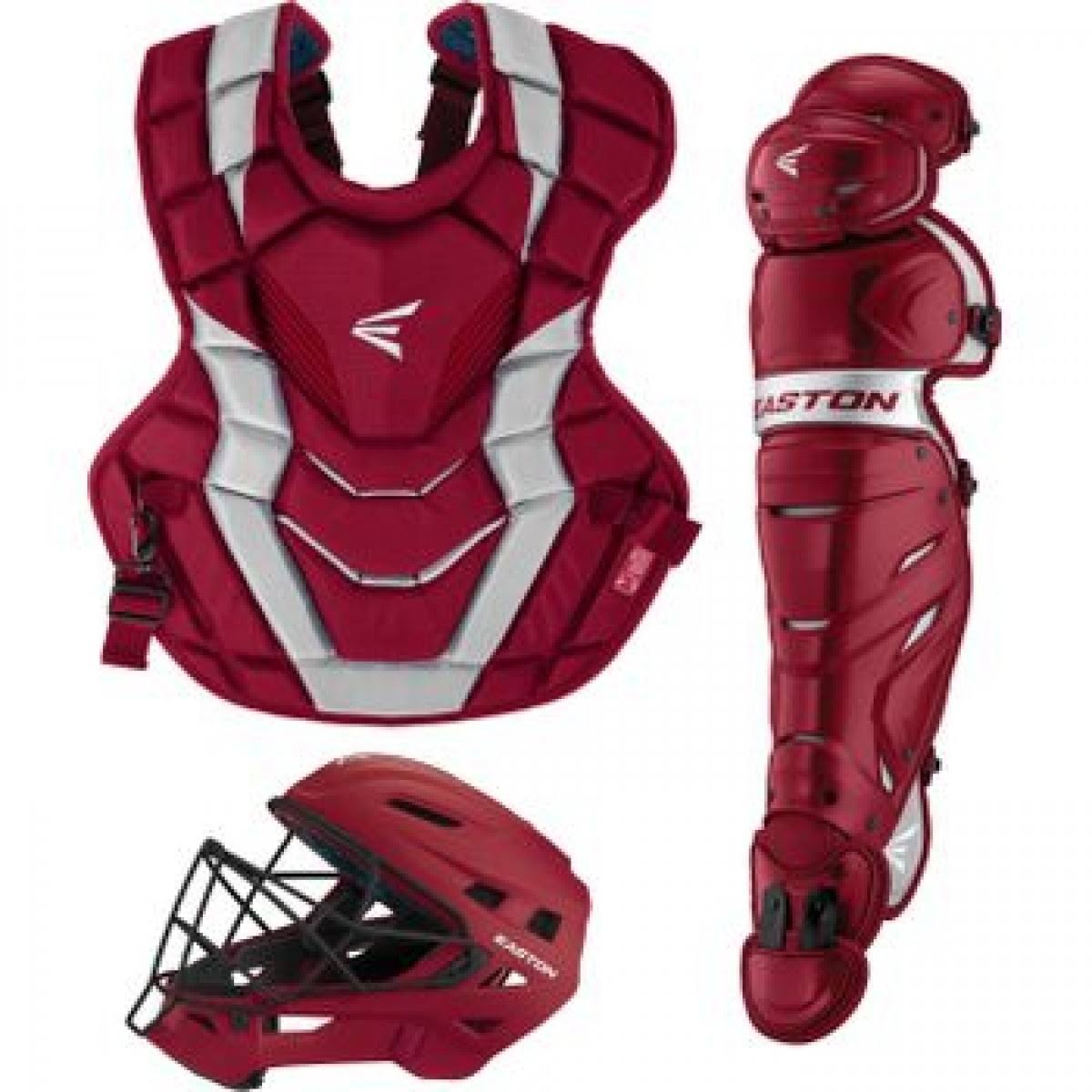 Easton Elite x Adult Catcher&s Set - Cardinal