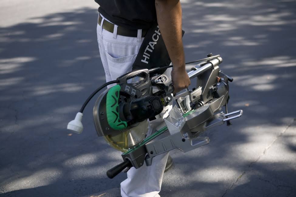Hitachi C8fshe 8-1/2 in. Sliding Compound Miter Saw with Laser