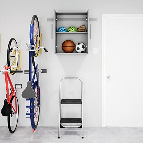Prepac HangUps Upper Storage Cabinet - Elegant and Spacious Wall Cabinets to Maximize Your Storage, 36" Size, Classic White Finish
