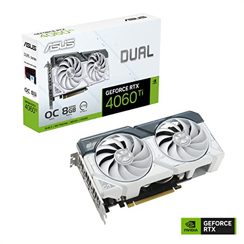 ASUS Dual GeForce RTX™ 5060 Ti 16GB GDDR7 OC Edition (PCIe 5.0, 16GB GDDR7, DLSS 4, HDMI 2.1b, DisplayPort 2.1b, 2.5-Slot Design, Axial-tech Fan Design, 0dB Technology, and More)