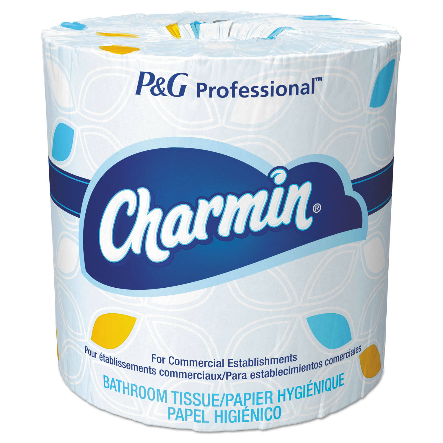 Charmin 71693 Commercial Bathroom Tissue, 2-Ply, White, 450 Sheets/Roll, 75/Carton