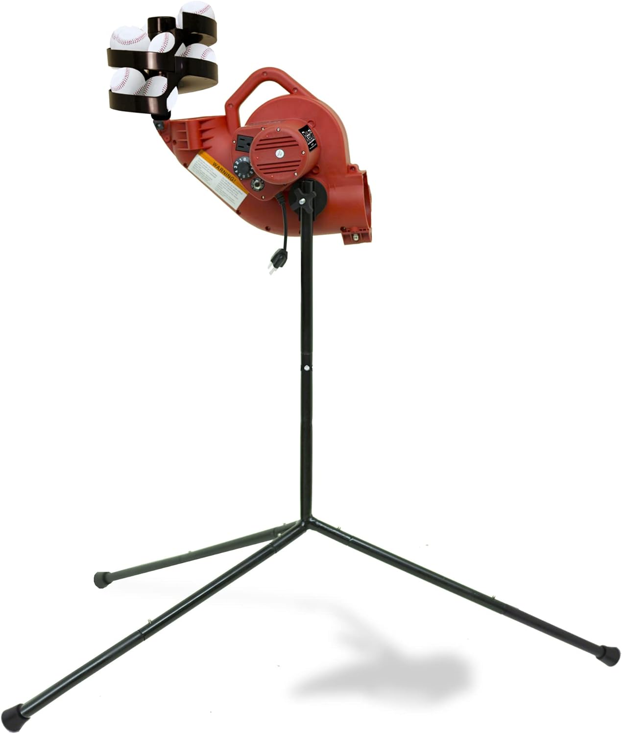 Heater Sports Base Hit Lite & Real Baseball Pitching Machine, Pitches Up to 45 MPH, Perfect for Hitting and Fielding