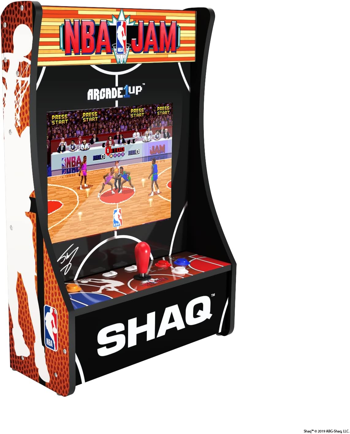 ARCADE1UP NBA JAM Shaq Edition Partycade 3 Games in 1