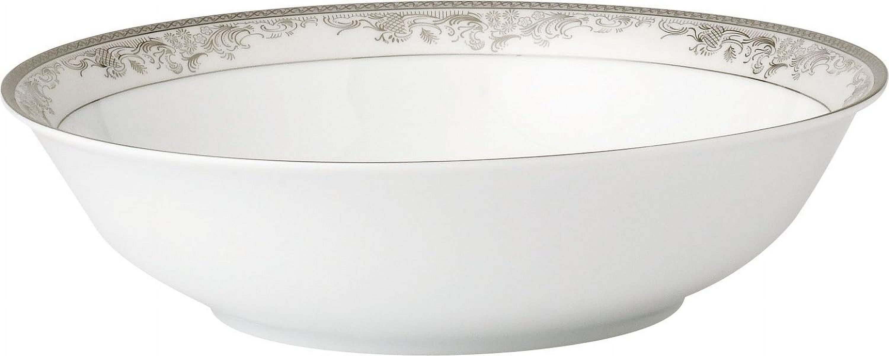 57 Piece 'Juliette' China Dinnerware Set (Service For 8 People), Silver