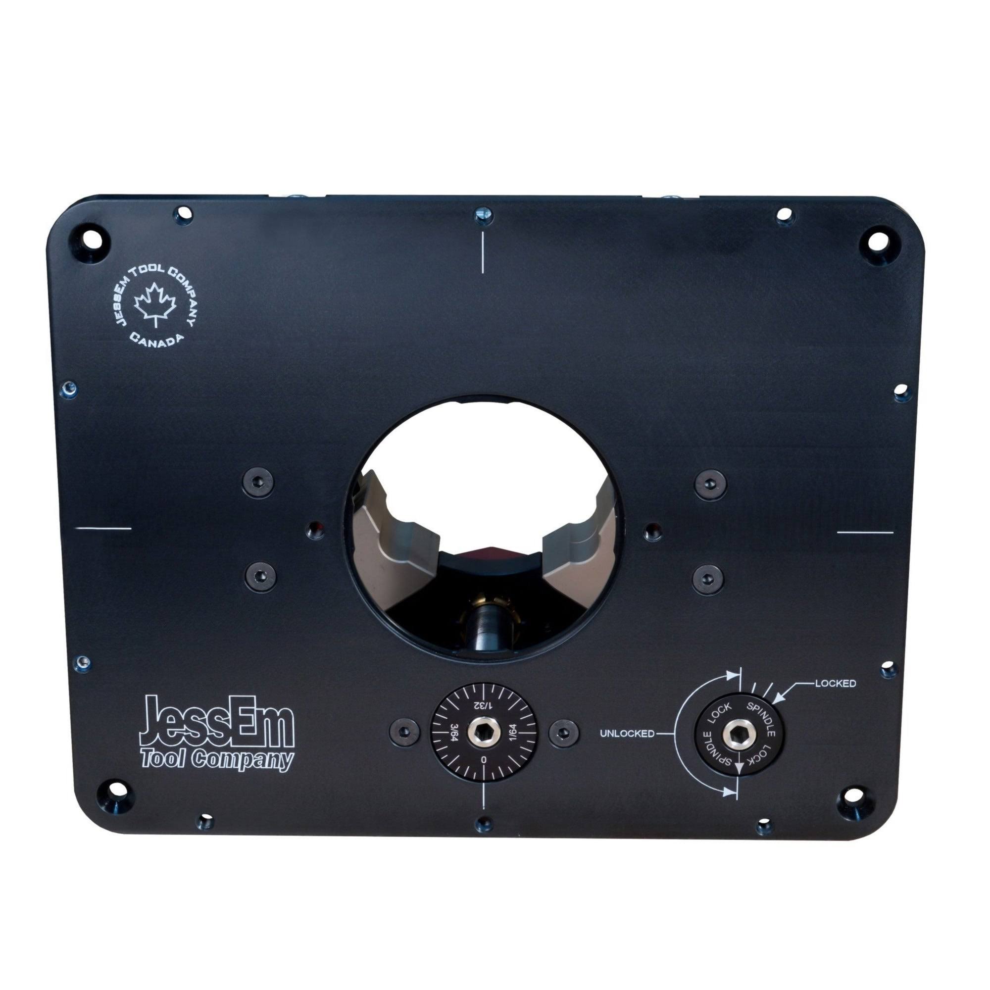 JessEm 02120 Mast-R-Lift II Router Lift with 9-1/4-Inch by 11-3/4-Inch Top Plate