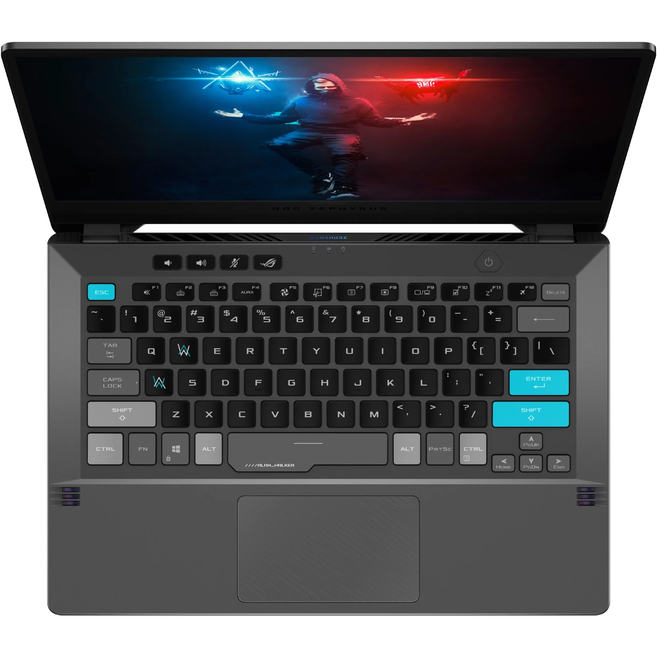 ASUS - Zephyrus G14 AW SE 14" WQHD Gaming Laptop - Ryzen 9 5900HS - 16GB - NVIDIA GeForce RTX 3050 Ti - 1TB SSD - Gray GA401QEC-K2064T Notebook