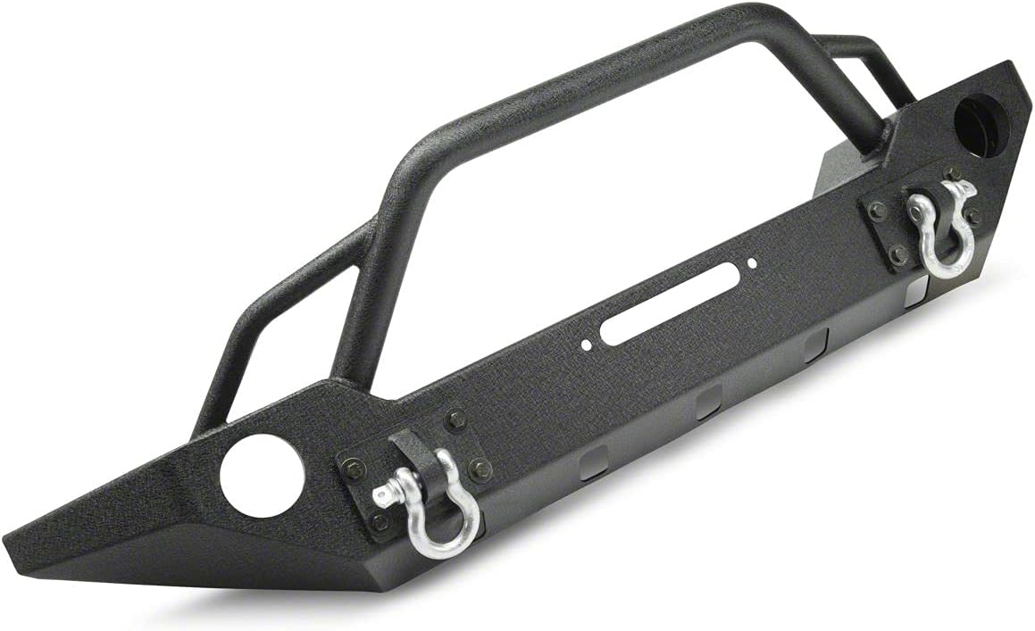 Barricade Alloy Series Aluminum Front Bumper Compatible with 07-18 Jeep Wrangler JK