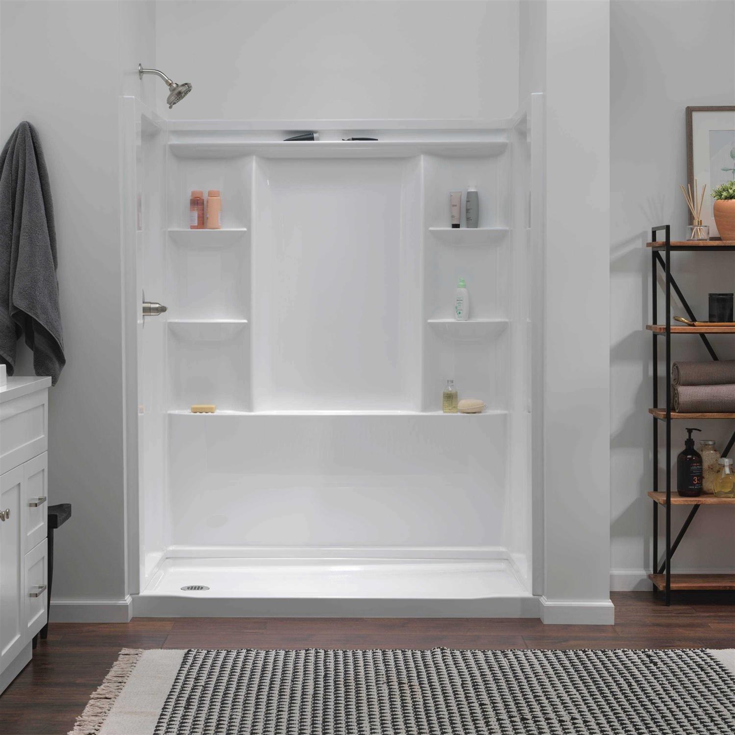 Delta 60×32 Left SHWR Base B12137-6032L-WH