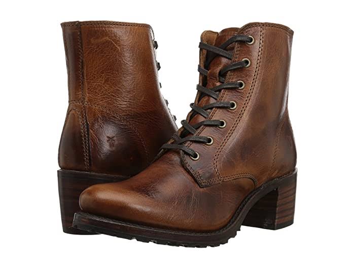 Frye | Sabrina 6g Lace Up | 9 US | White Sky
