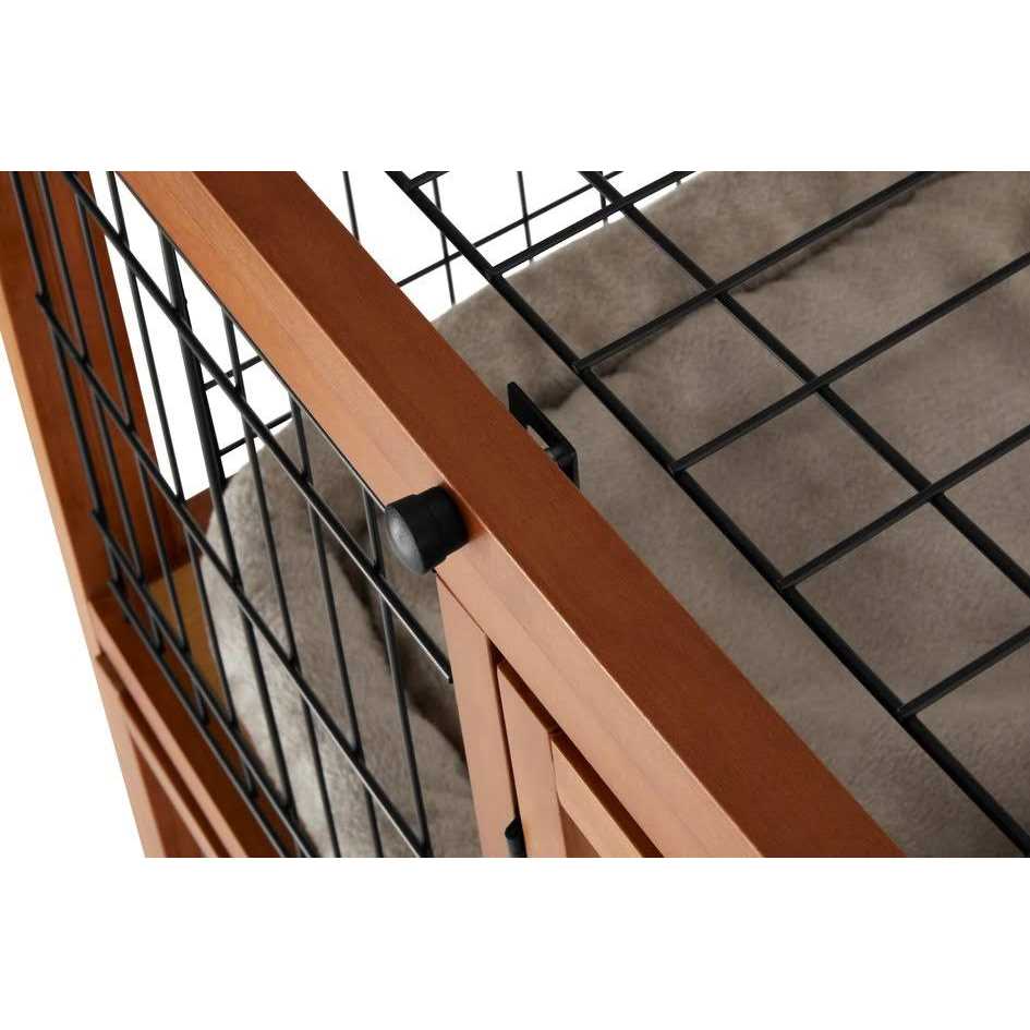 Frisco Collapsible Wood &amp; Wire Cat Cage Playpen - Pet Supplies online store