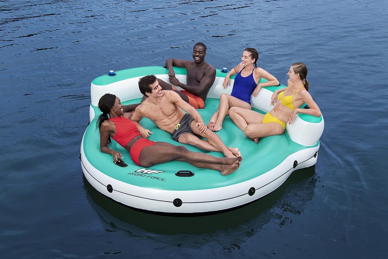Bestway Hydro-Force Kick Back 5-Person Inflatable Party Island 9’