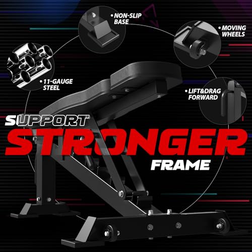 Mikolo Smith Machine Home Gym, 2200lbs Squat Rack with LAT-Pull Down System & Cable Crossover Machine, Training Equipment with Adjustable Weight Bench