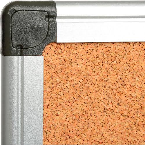 Large Cork Bulletin Board - 96 x 48 - Aluminum Frame