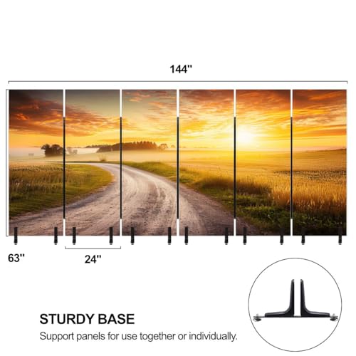 3 Panels Freestanding Acoustic Room Divider First Snow Woods Doroha Soundproof Privacy Screen Folding Sound Absorbing Partition Wall Divider for Office