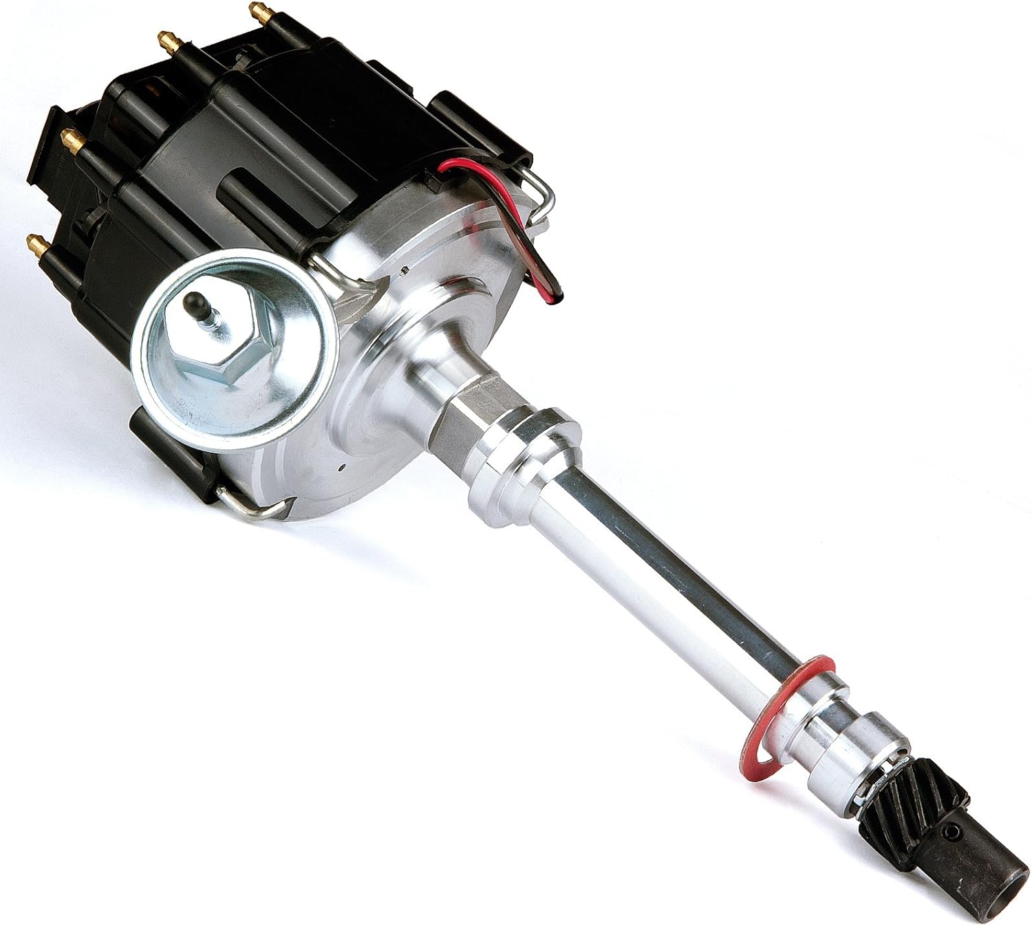 MAS Performance Ignition Distributor w/Cap & Rotor compatible with Chevy/GM SBC 350 BBC 454 HEI 65k coil 7500RPM DD-SBC-HEI-V8 850001R Pack of 2