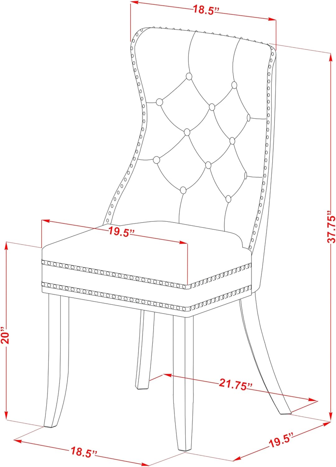 East West Furniture Dover 7 Piece Dining Room Set Consists of a Rectangle Wooden Table with Butterfly Leaf and 6 Upholstered Chairs, 42x78 Inch, Mahogany