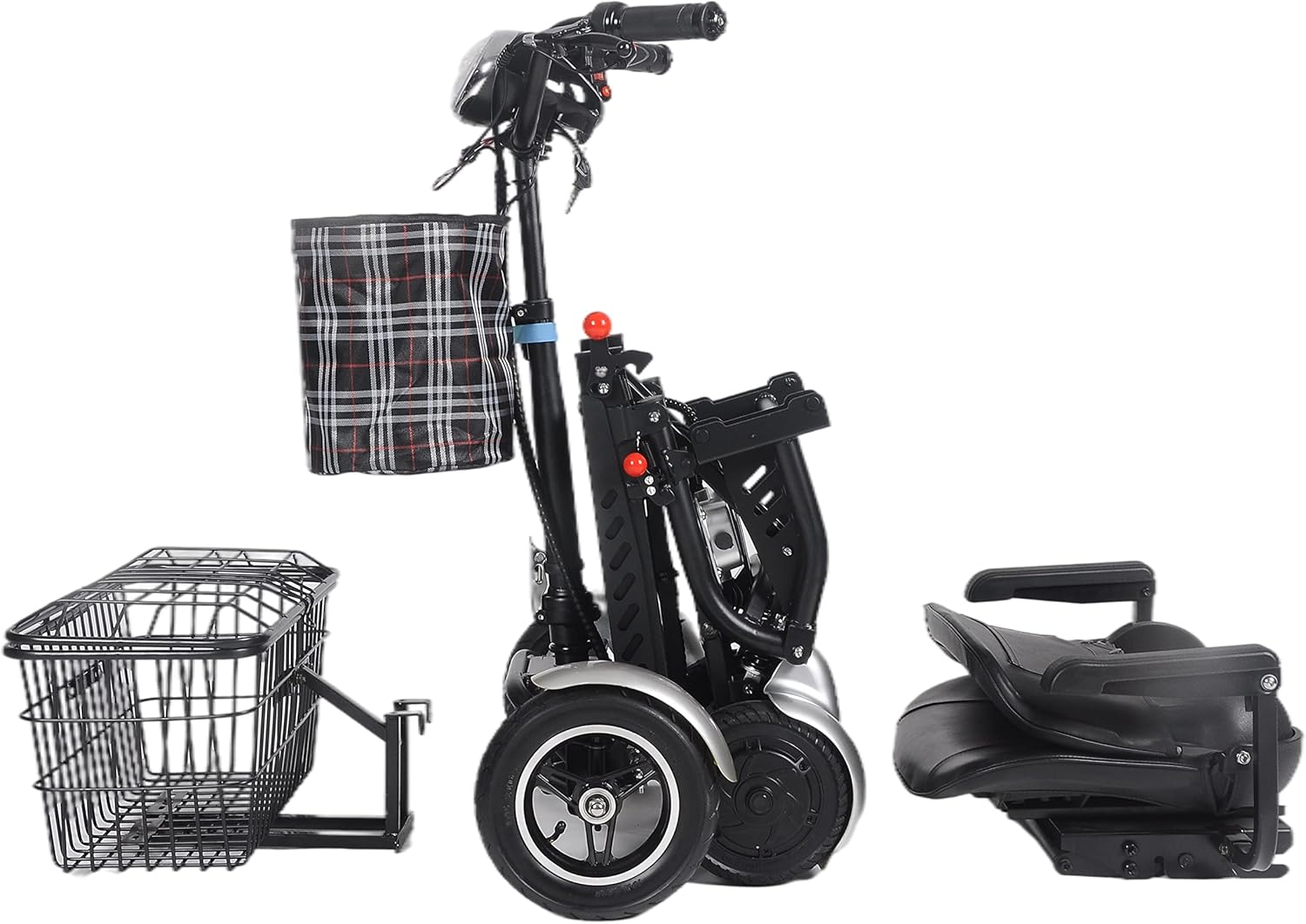 Rubicon FX3 - All Terrain 4 Wheel Mobility Scooter - 25 Mile Long Range - 300lbs Capacity - Folding - Extreme - Sport Motorized Scooter for Seniors (Model1)