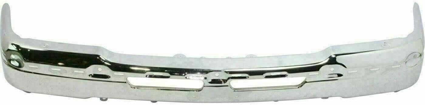 US AUTO PARTS PLUS Front Bumper Chrome Steel+Upper Cover+Lower Valance Textured+Bracket Set Left Right Side 2003-2006 Chevrolet Silverado 2500HD 3500 Direct Replacement GM1002416 GM1051109 GM1061101