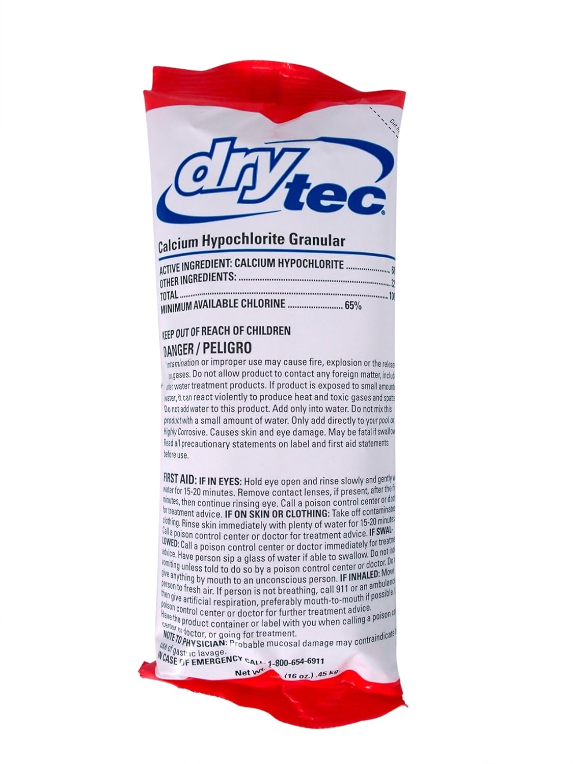 1-1901 Calcium Hypochlorite Pool Shock, 1-Pound and Reliance Products 7 Gallon Rigid Water Container Bundle