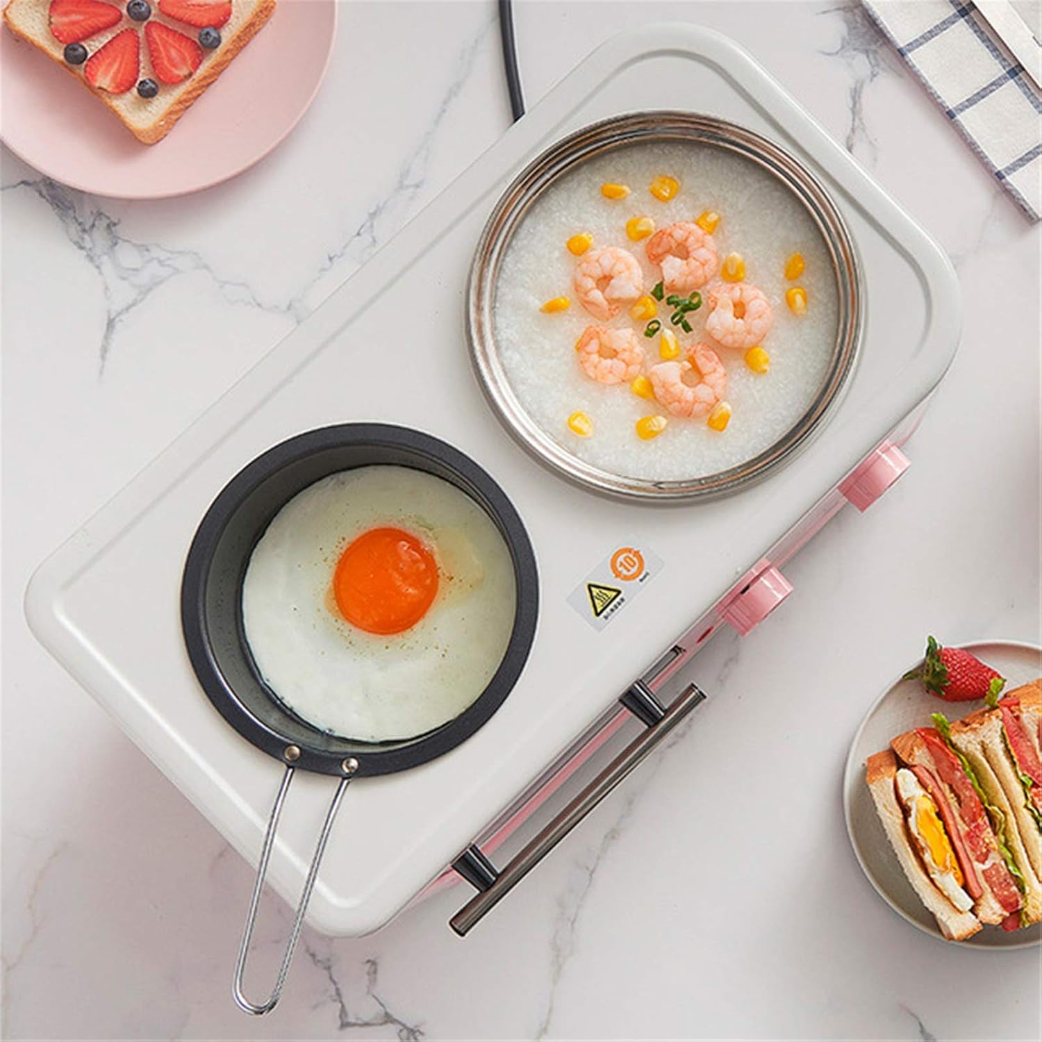 Oven Built in Electric Single Oven - Stainless Steel Premium Convection Halogen Oven Cooker Mini Oven and Grill Ideal for Roasting,Baking Happy Life