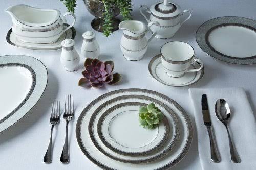 Noritake Odessa Platinum 5-Piece Place Setting