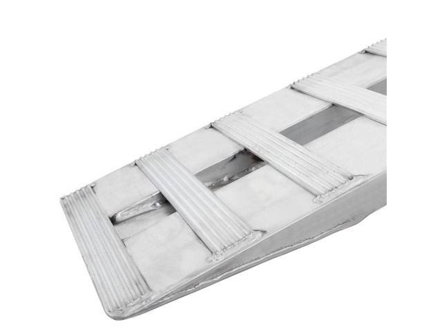 3000 lb Capacity per Axle Aluminum Auto Hauler Loading Ramps 48x22 x 12x22 x 2x22