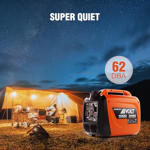 AIVOLT 8000W Dual Fuel Super Quiet Inverter Generator with Electric Start - Gas Propane Powered Portable Generator Upgraded Version for Home Backup, RV, Camping & Travel - 50 State Approved