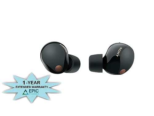Sony WF-1000XM5-BLACK Wireless Noise Canceling High-Res Earbuds with an Additional 1 Year Coverage (2023)(Used)