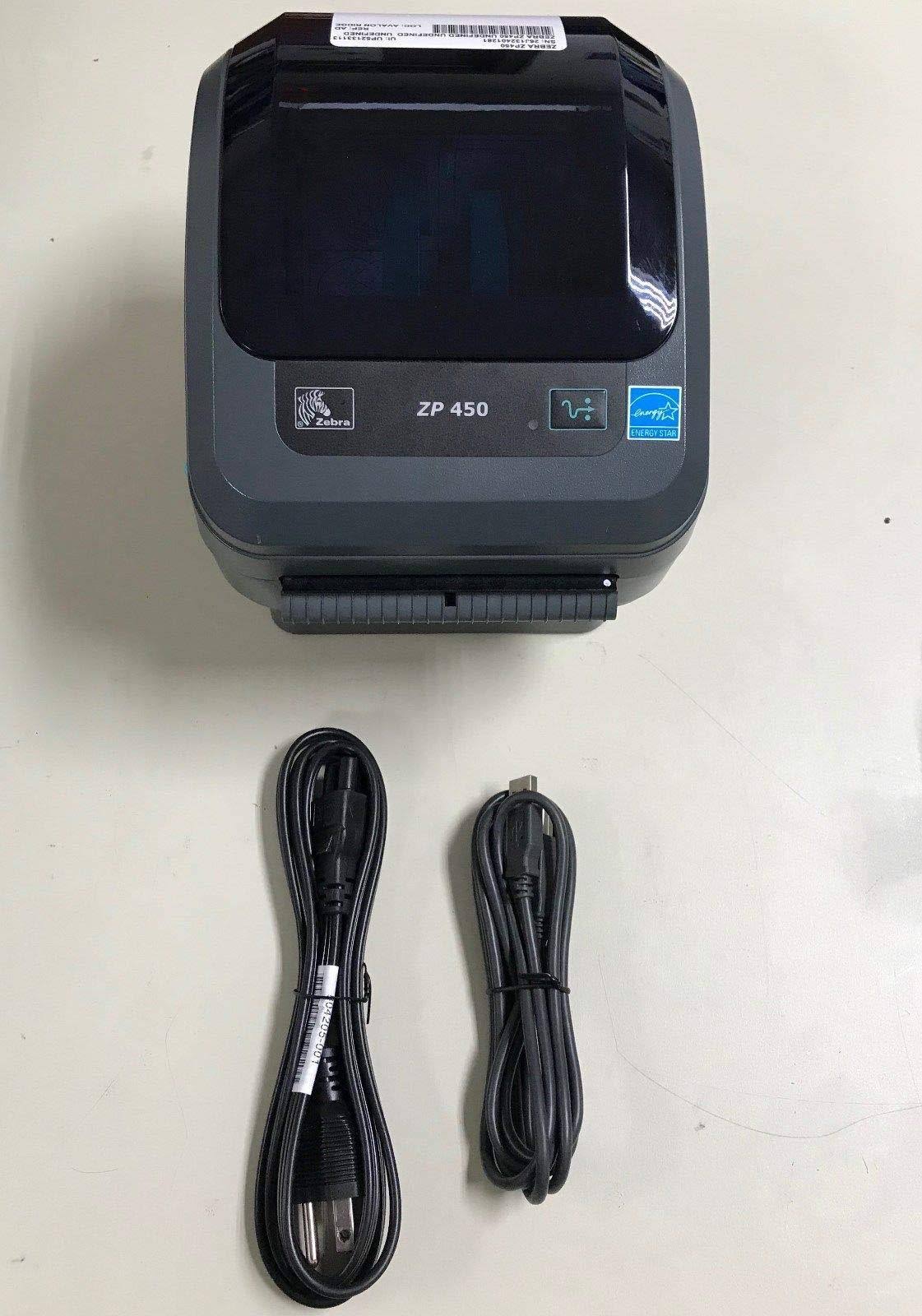 Zebra ZP 450 Label Thermal Bar Code Printer Zp450-0501-0006a