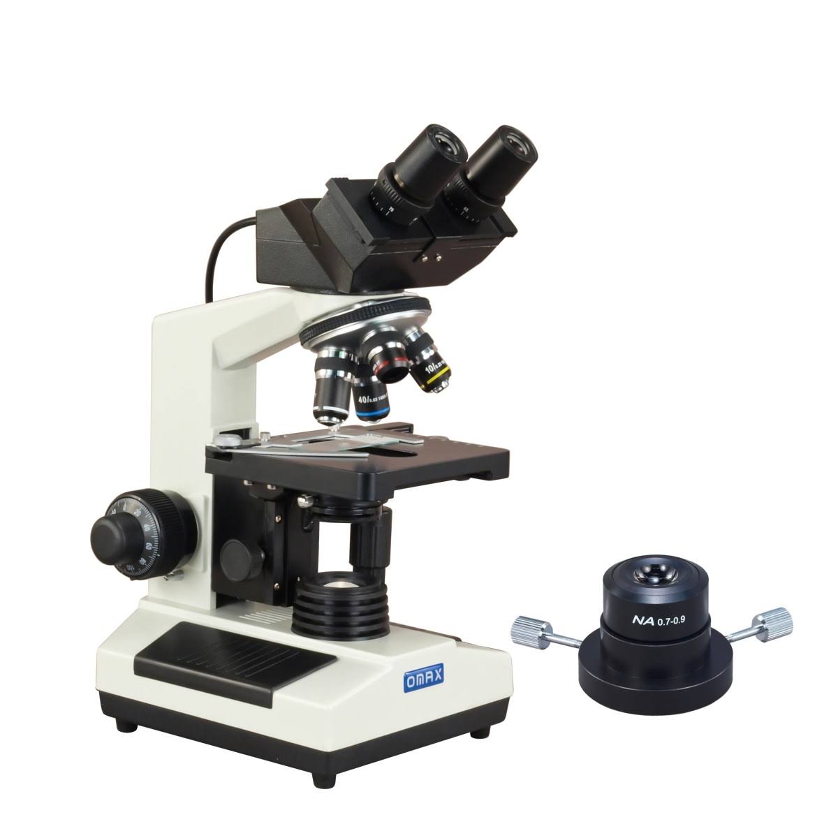 OMAX 40X-2000X Digital Darkfield Binocular Compound Microscope with Built-in 3.0MP USB Camera and Dry Darkfield Condenser