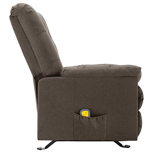 Recliner,Room Chairs for Bedrooms,Single Sofa Chair,Recliner Chairs for Adults,Reclining Chair,Master Bedroom Furniture,for Living Room, Office, Bedroom,Movies,TV Dramas and Music, Taupe Fabric