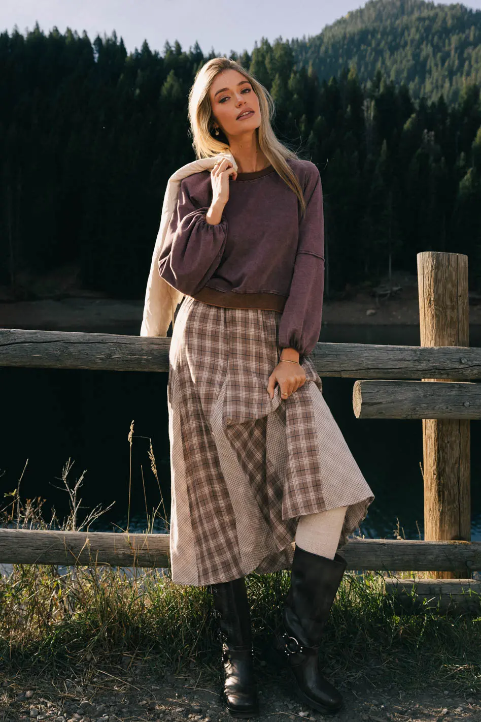 Tully Pleated Maxi Skirt - FINAL SALE