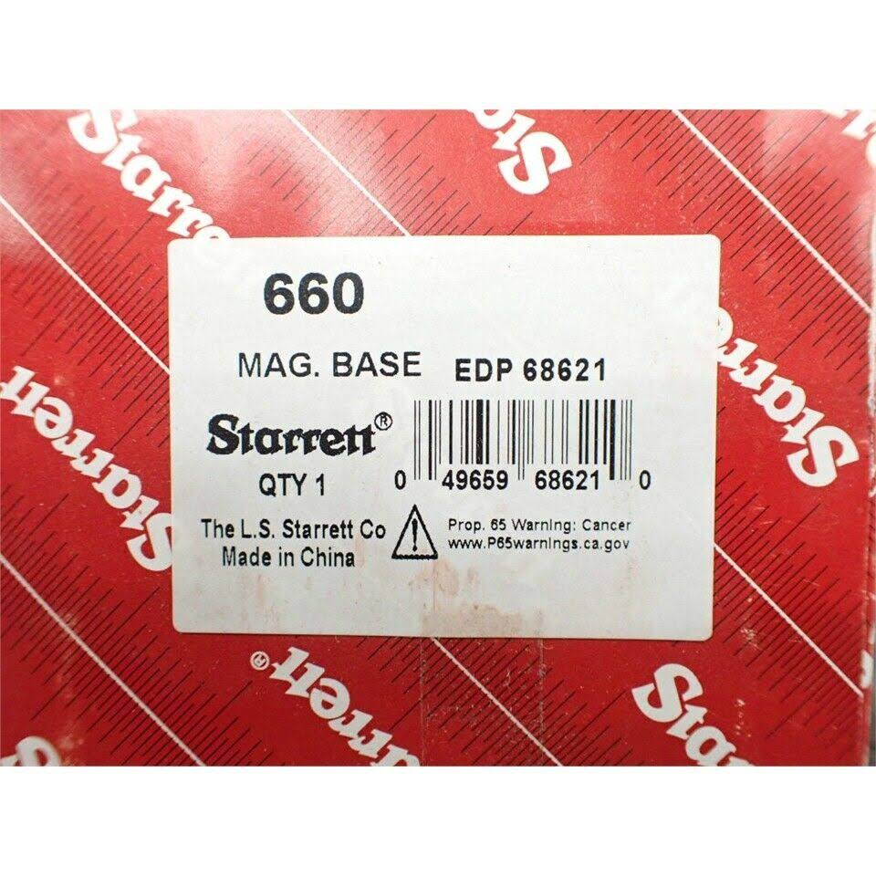 Starrett 660 Magnetic Base Indicator Holder
