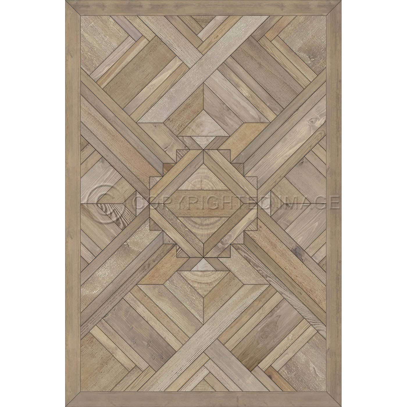Spicher and Company 3&0x22 x 9&7x22 Natural Wood - Sunshine Dreaming Norwegian Wood Vintage Vinyl Appalachian Runner